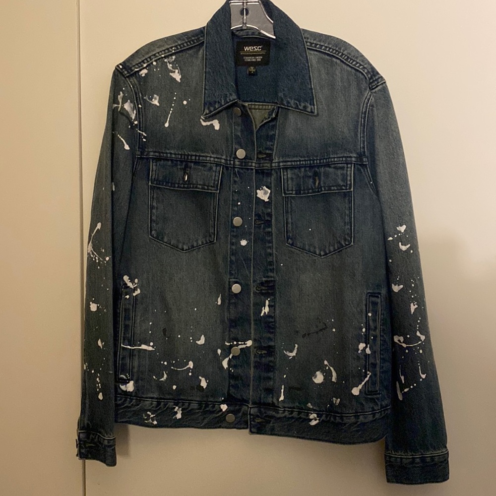 Wesc Paint Splatter Jean Jacket Gem